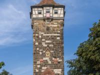 Mächtiger Röderturm - Rothenburg o.d.T.